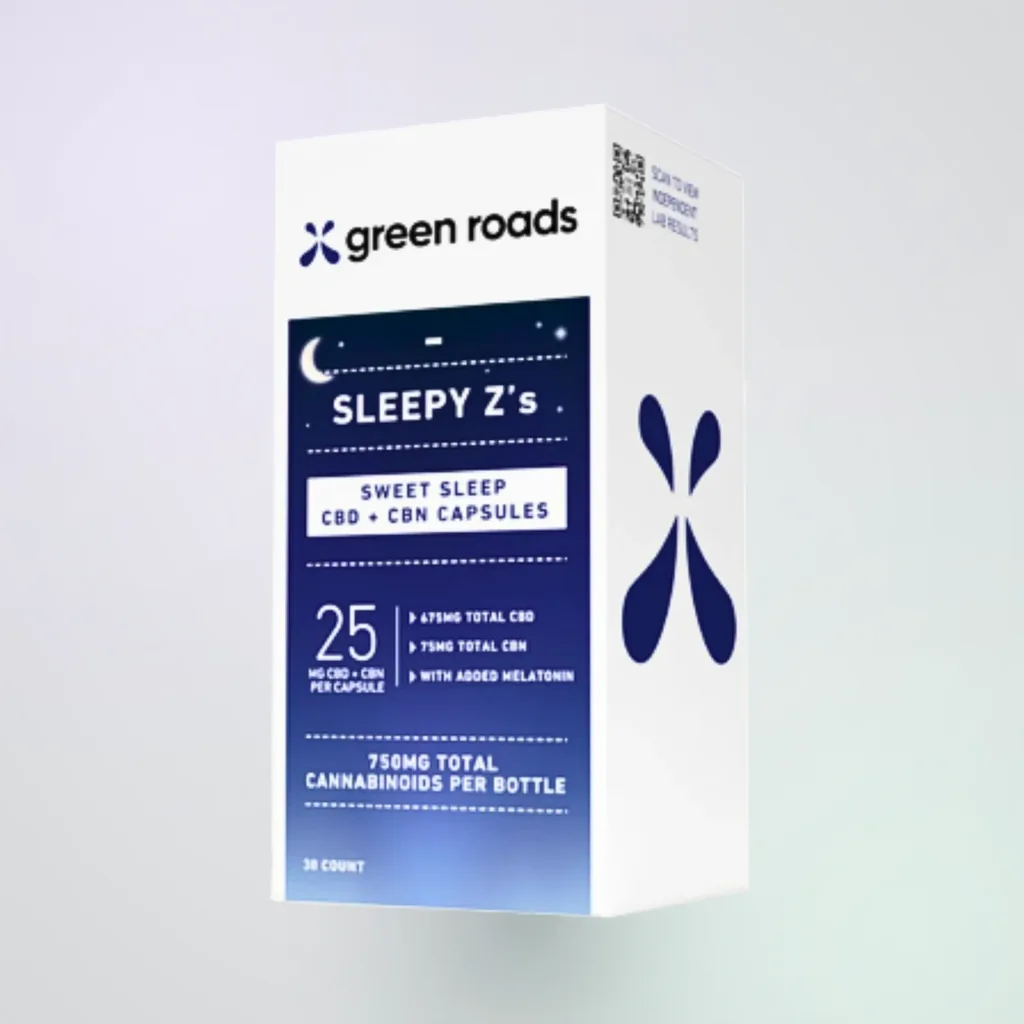 Sweet Sleep CBD Capsules | 30 Count | 750mg Total - Image 1