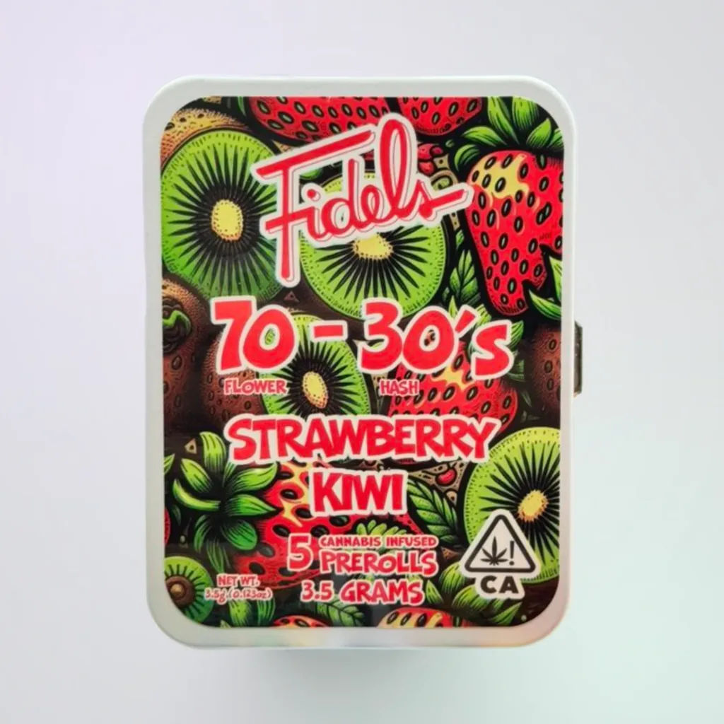 70% Flower | 30% Hashish - 5 J's Per Pack x 0.7g each