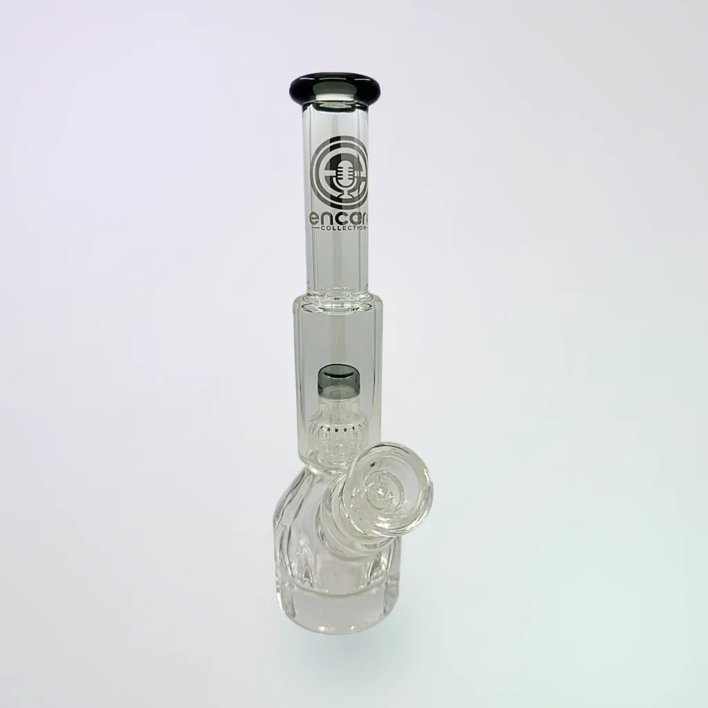 Handcrafted Encore Collection Glass Water Pipe 9” - #1144 - Image 1