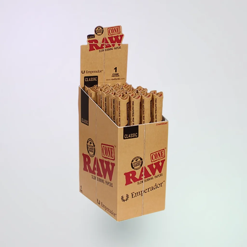 RAW Classic Emperador Cones 8 Inches - Image 1