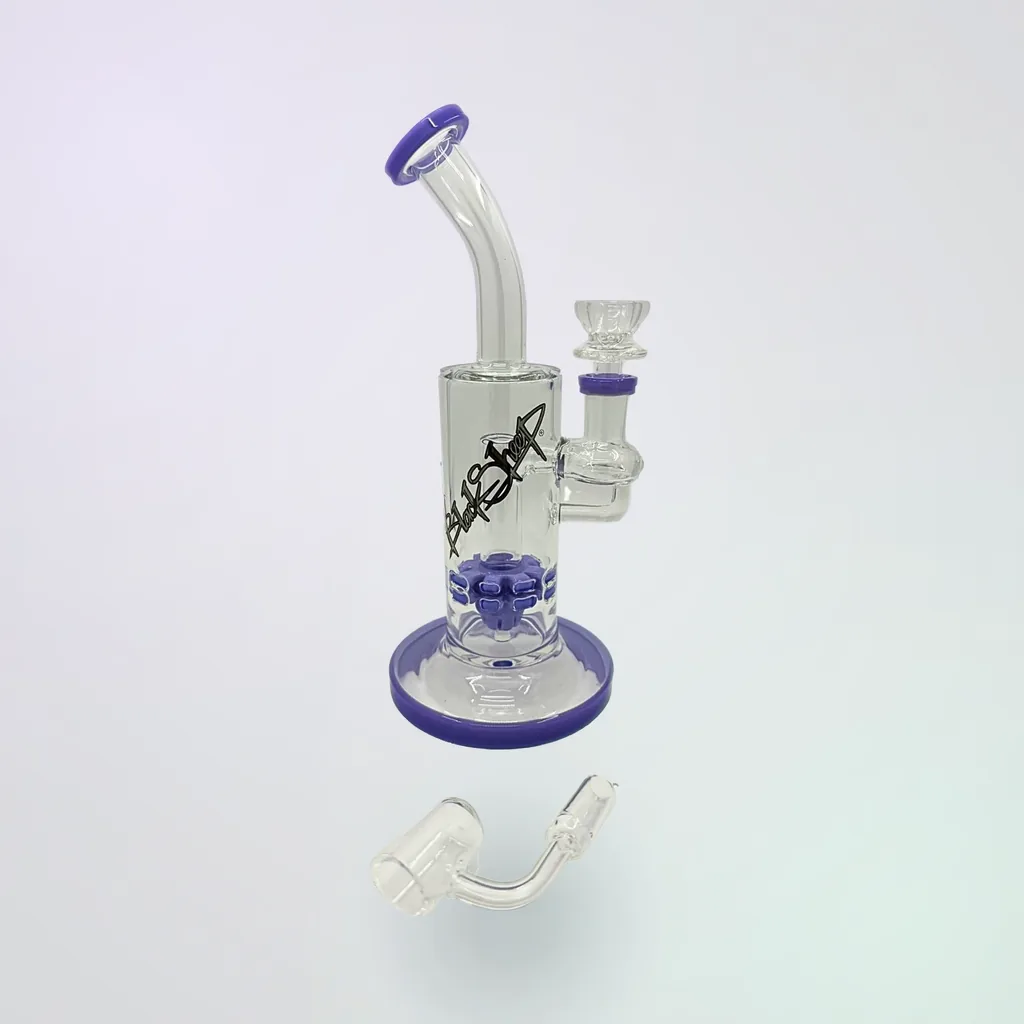 Handcrafted Black Sheep Glass Water Pipe 13” - #1142 - Image 1