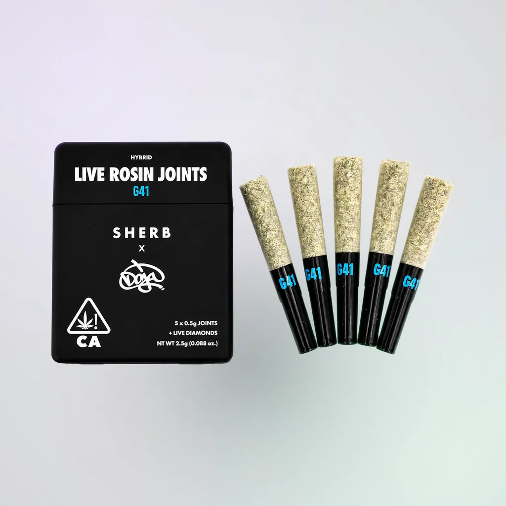 DOJA COLLAB Live Rosin Joints - (5 J's Per Pack x 0.5g ea) - Image 1