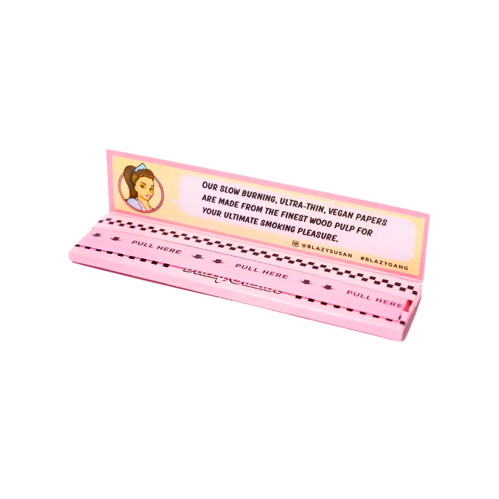 Blazy Susan Pink Rolling Papers – King Size Slim