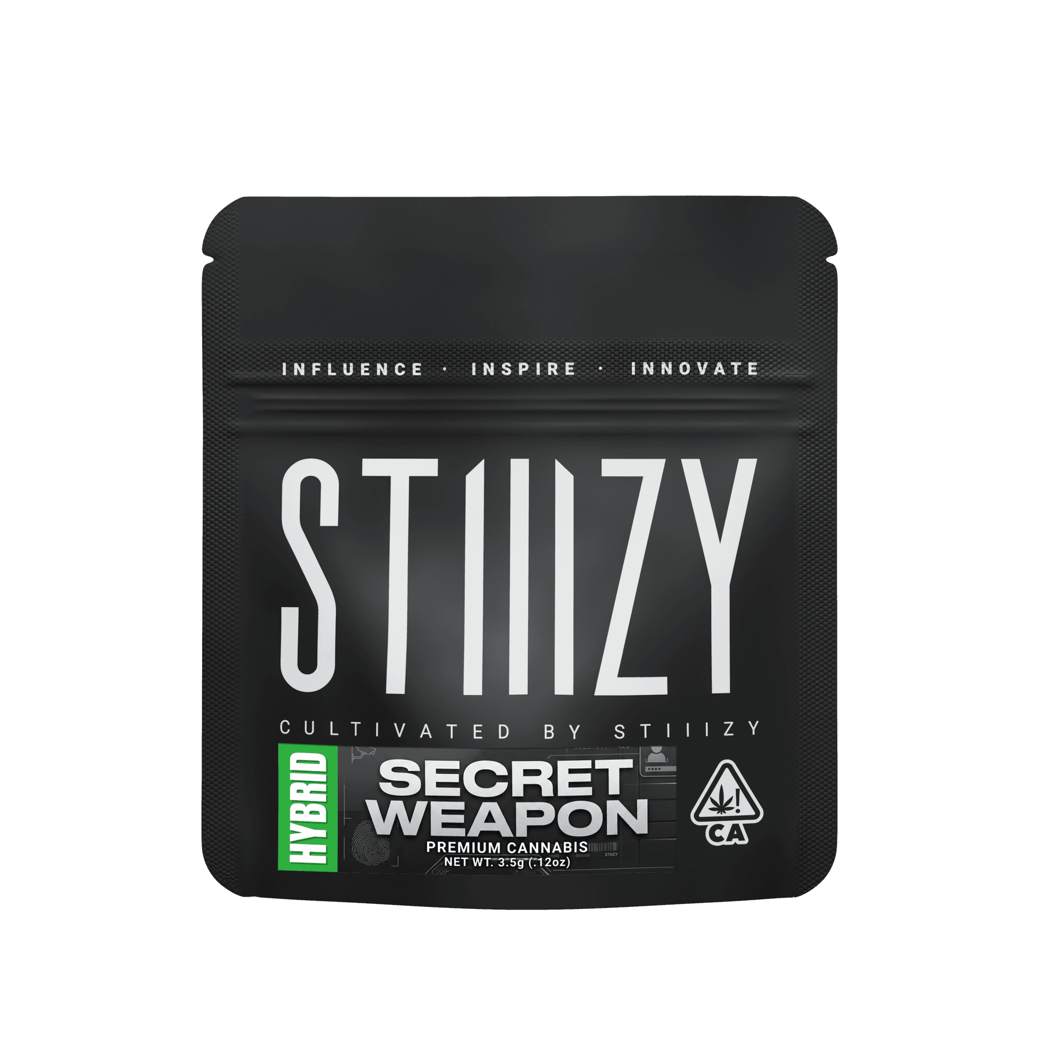STIIIZY 3.5g Black Mylar Flower