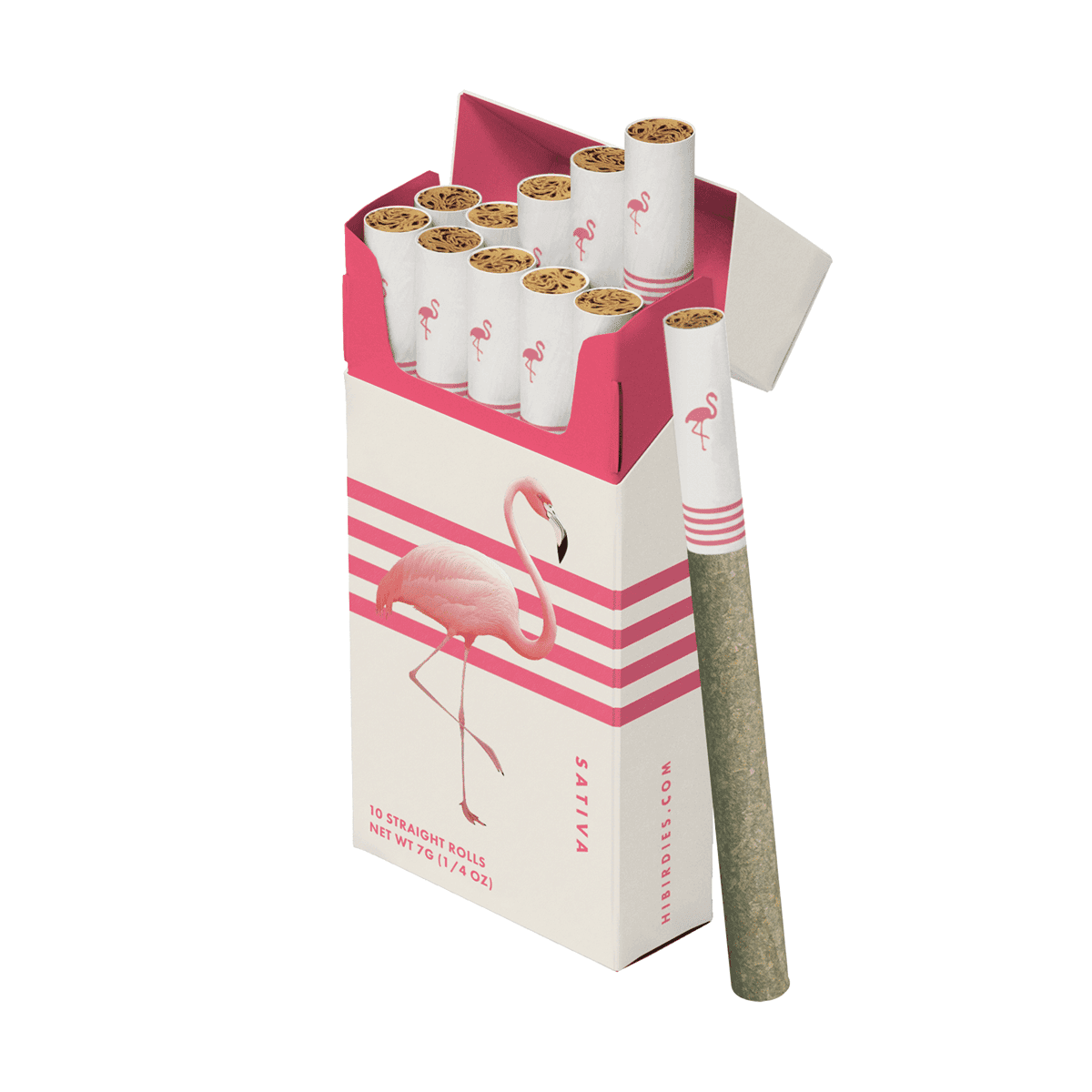 BIRDIES 7g THC Classic 10 Pack Straight Pre-Rolls - Image 1