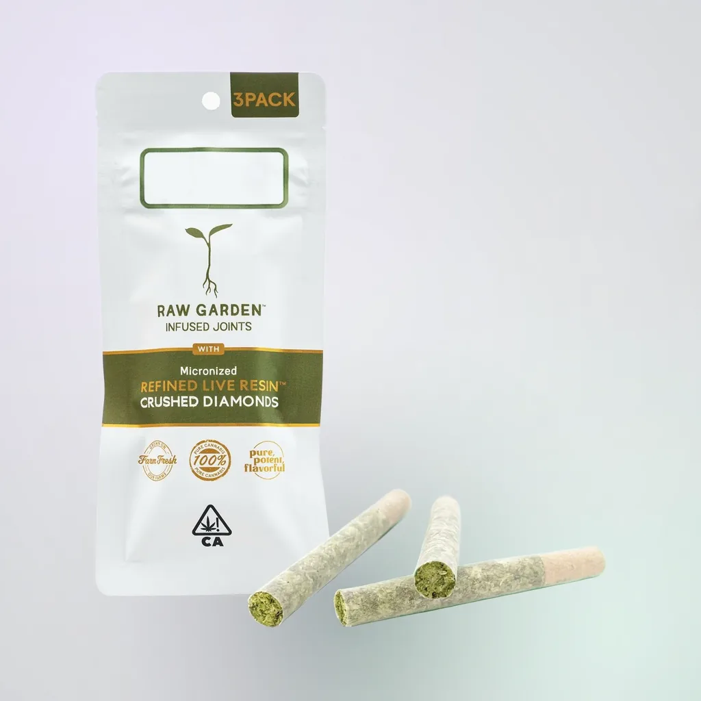 Crushed Diamond Infused Preroll's | 1.5g | 3 J's Per Pack x 0.5g ea