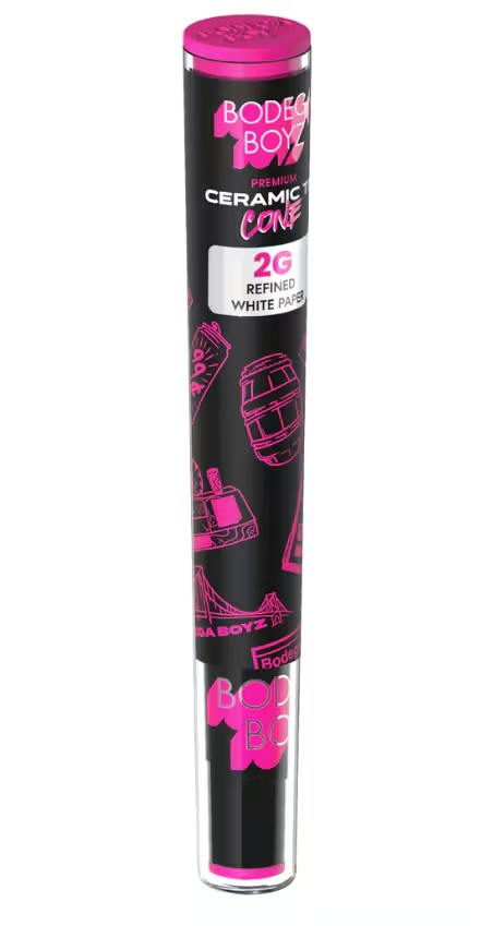 BODEGA BOYZ - REFINED WHITE PAPER 2G WITH "CERAMIC TIP" - CONE - XL 110MM - Image 1