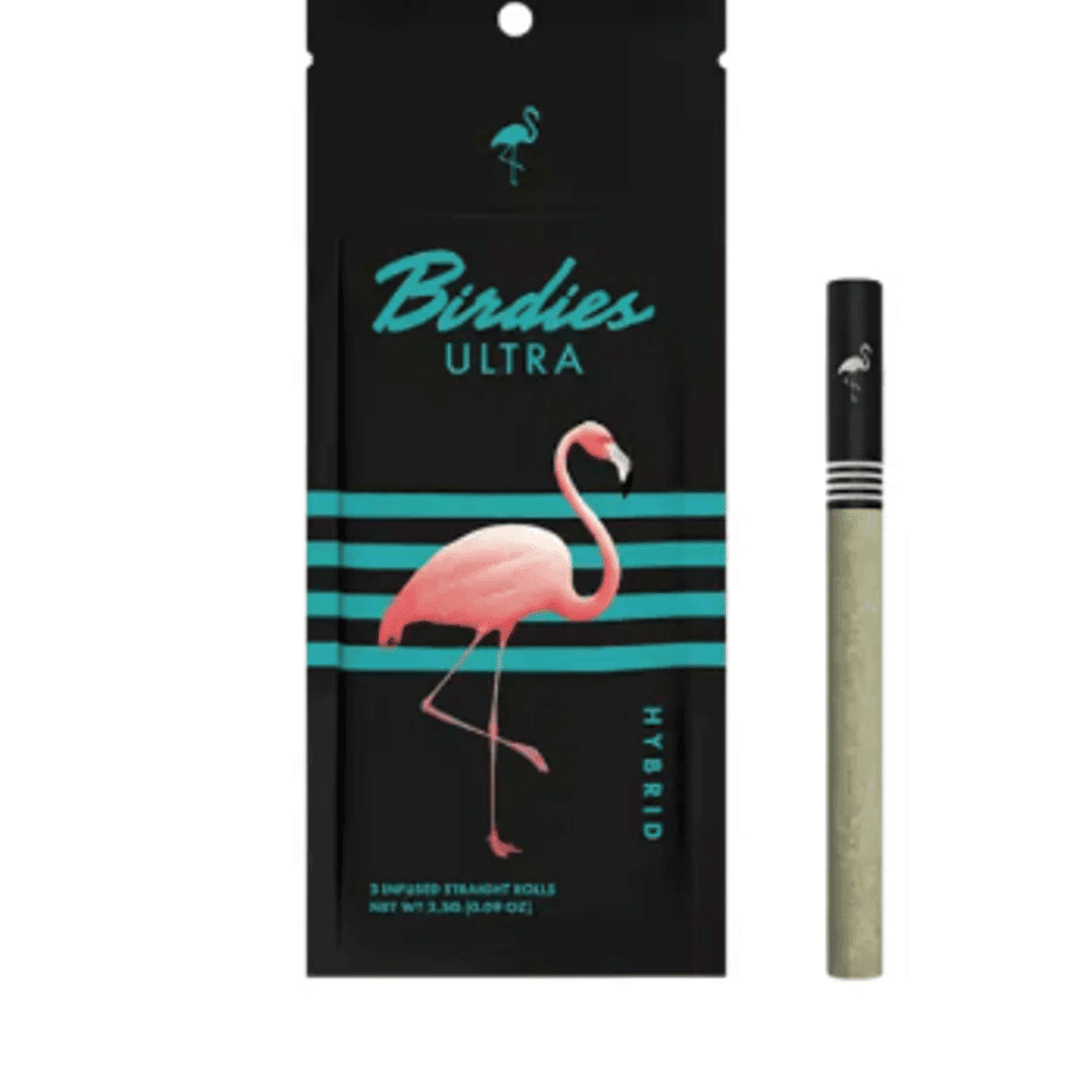 BIRDIES 2.5g THC Ultra 3 Infused Straight Pre-Rolls