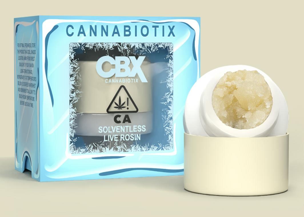 CBX 1g Solventless Cold Cure Rosin - Image 1