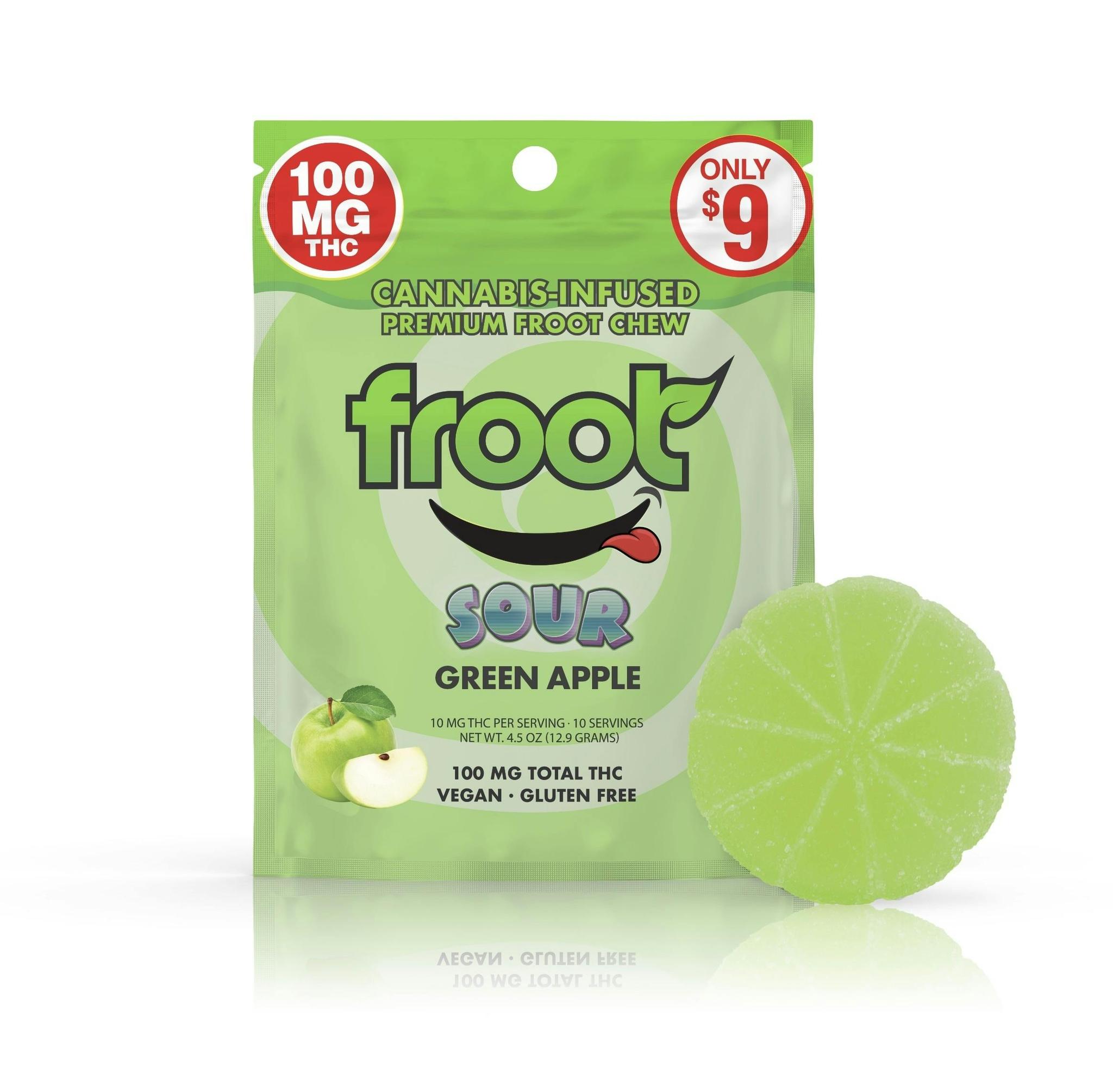 FROOT 100mg Infused Sour Dose-Able Gummy